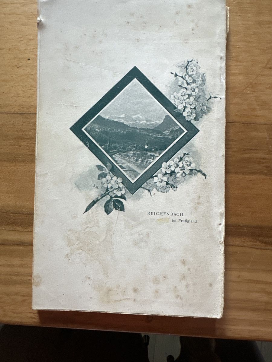 Libri: Wegleitung Berner Oberland, Erstausgabe 1901 – Usato da Frauenfeld venduto da aluma14 5