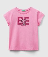 BENETTON T-Shirt mit Bärchen Pink / Grösse 98 / NEU