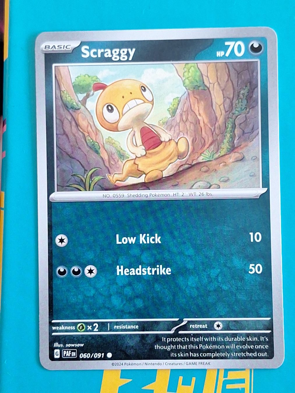 Pokémon Sammelbilder & Trading cards: Scraggy - Pokemon Paldean Fates – Gebraucht aus Altstätten SG von GGsGameshop