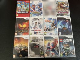 Nintendo jeux Wii-Mario&Sonic,NewSuper MarioBros,Wario Land