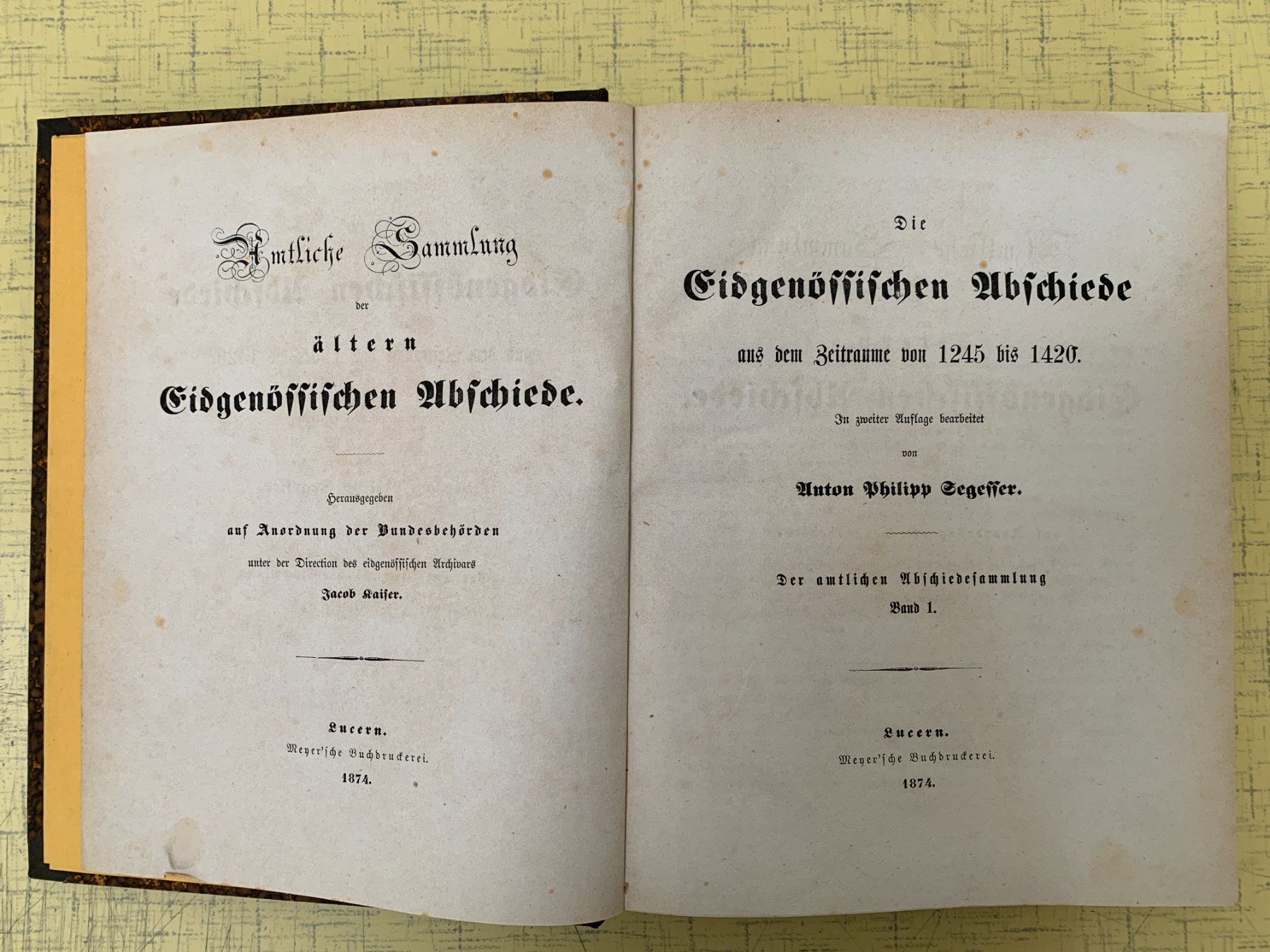 Libri: Amtliche Sammlung, Eidgenössischen Abschiede 1245-1798 – Usato da Bazenheid venduto da ebarch 3