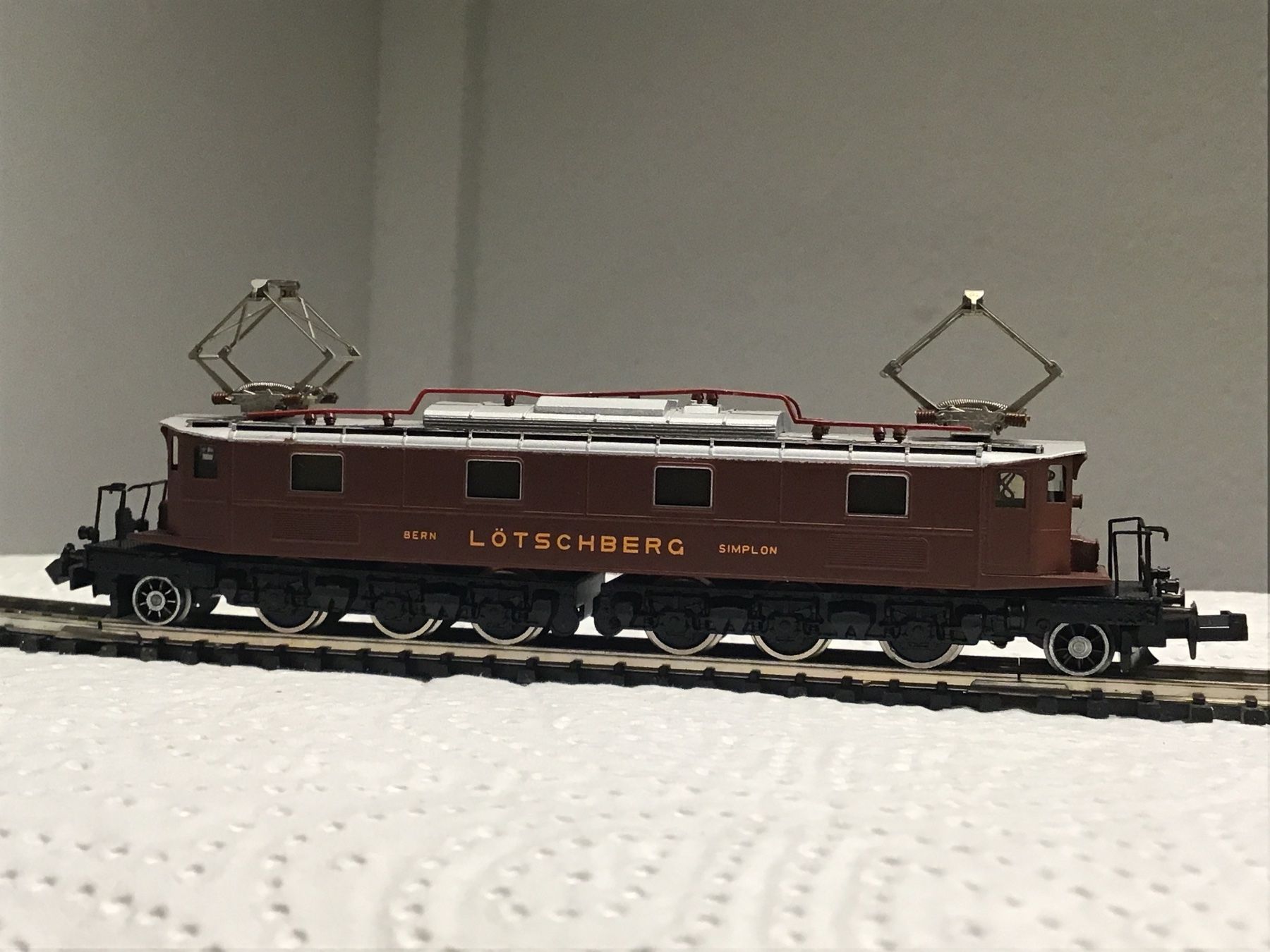 Fulgurex Modellini di ferrovie: FULGUREX  N Ae 6/8 "Lötschberg", – Usato da Männedorf venduto da Spezial-Modelle 2