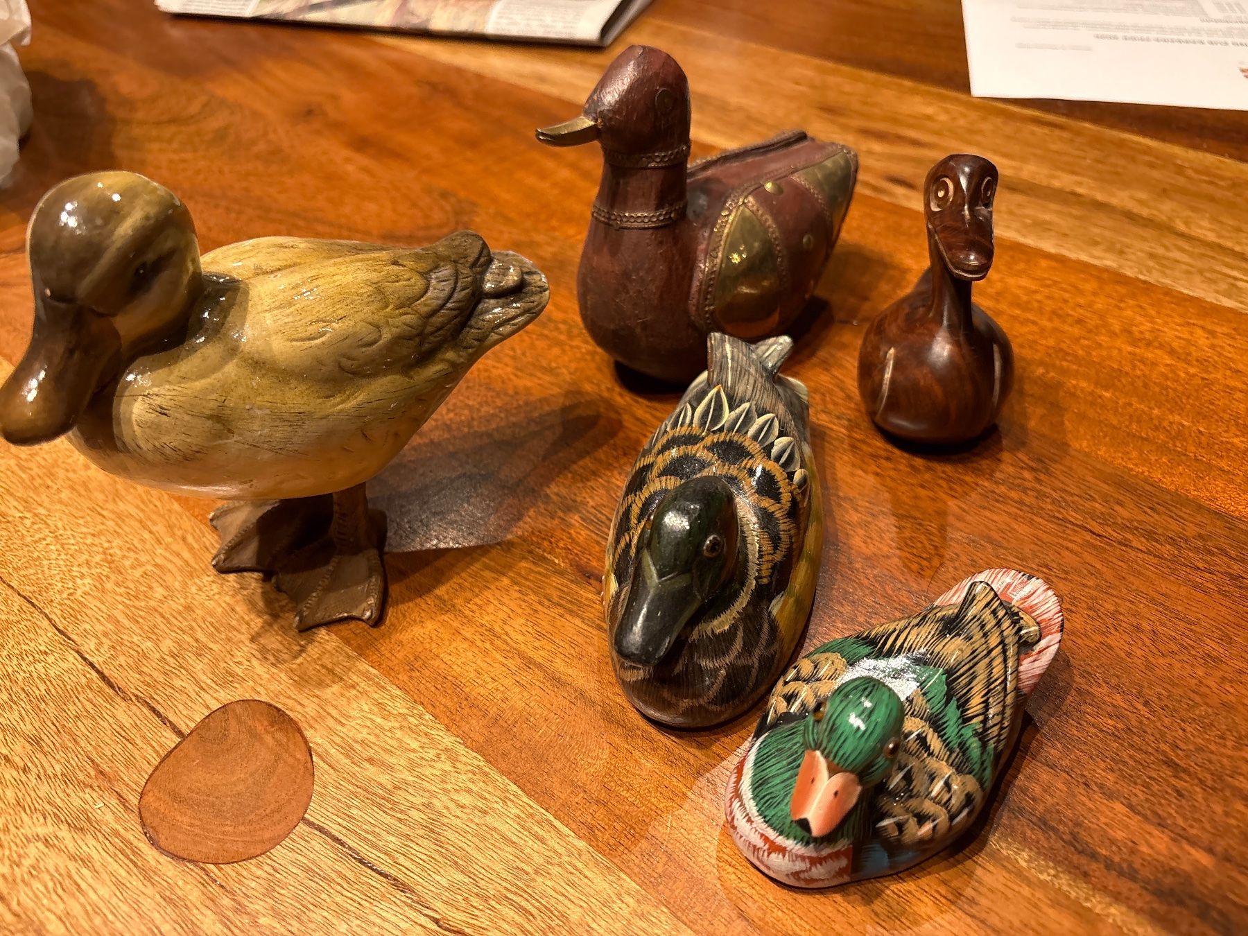 Figuren: 5 ENTEN – Gebraucht aus Andwil SG von schmei