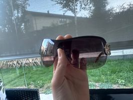 Lunettes de soleil Gucci marron occasion bon état