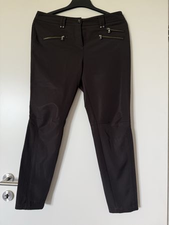 Damen Hose MARC AUREL Schwarz Grösse 40 guter Zustand