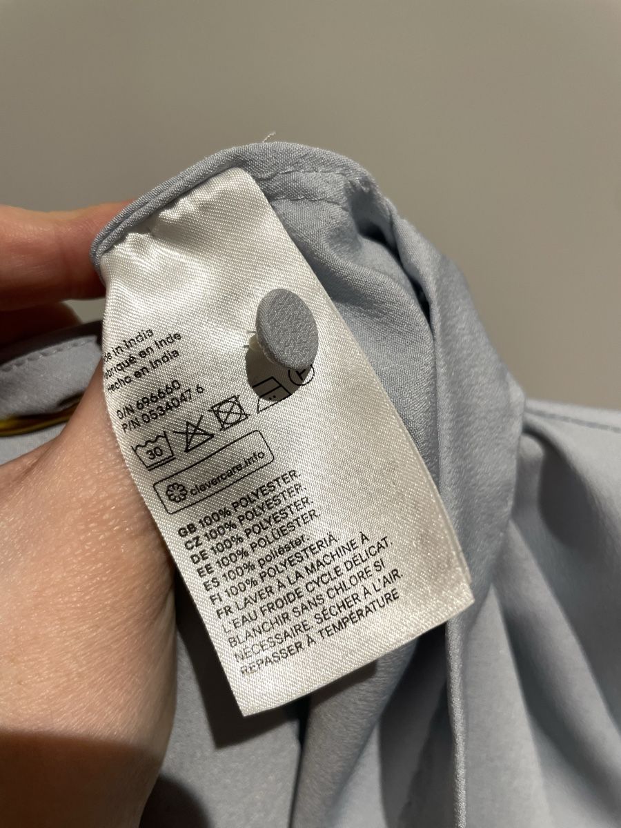 H&M Blusen: Elegante Bluse hellblau – Gebraucht aus Zofingen von silbosja 4