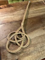 Antiker Teppichklopfer aus Weiden, 73 cm lang