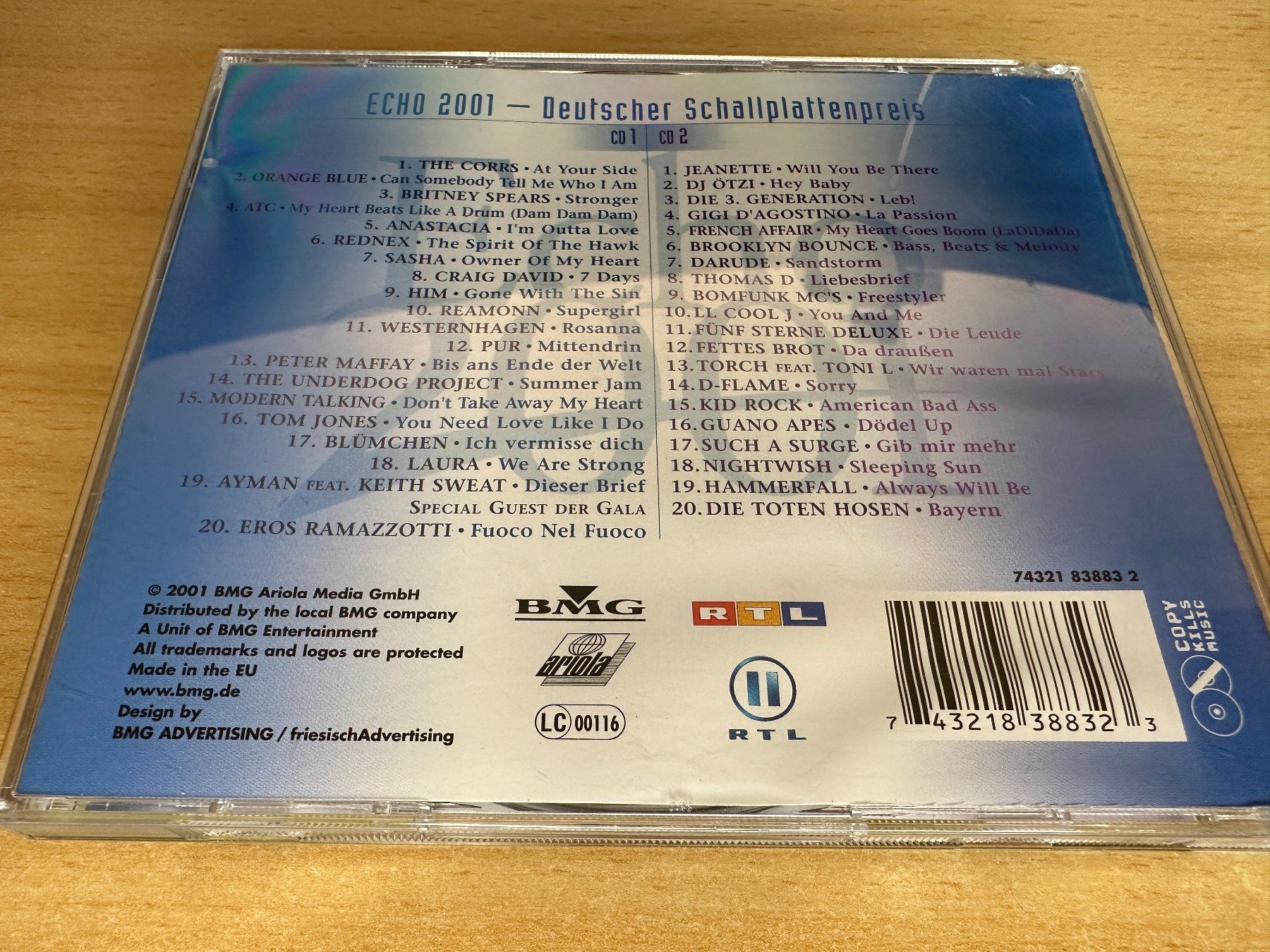 CD: Various – Echo 2001 - 2 CD – Usato da Rikon im Tösstal venduto da Alpenmutz 1