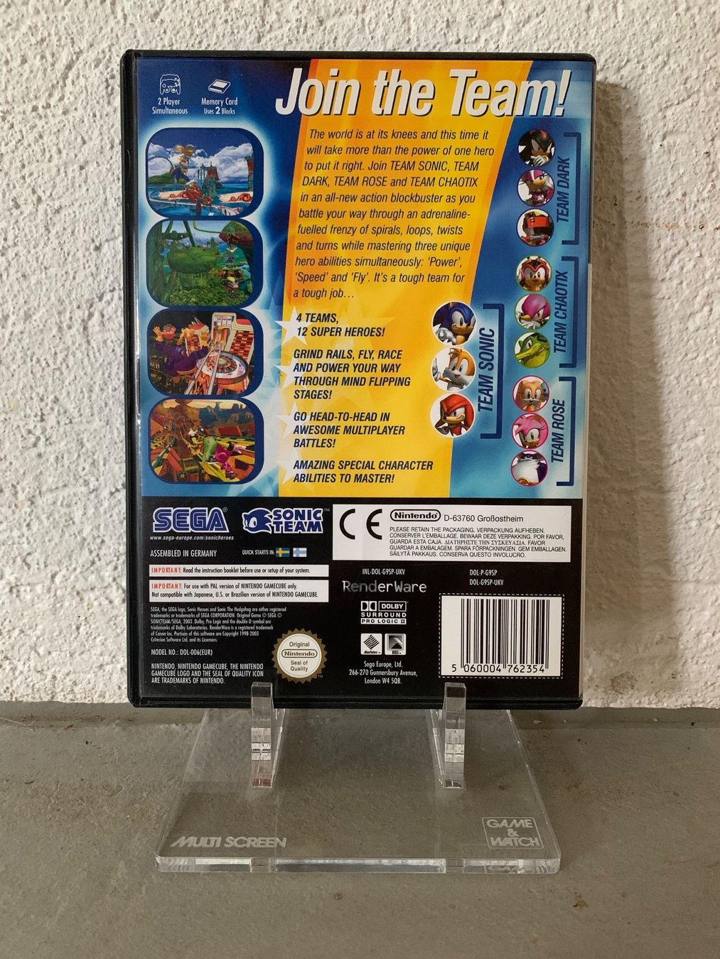 Nintendo Spiele: Gamecube / Sonic Heroes – Gebraucht aus Kölliken von  1
