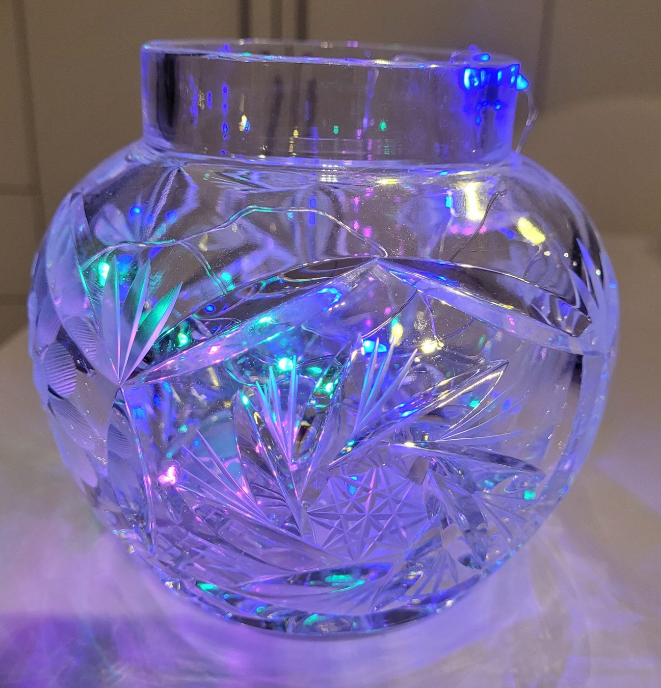 Vase & Récipients: Kristall-Vase – D'occasion à Niederdorf par Daivlis 4