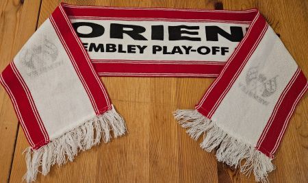 Leyton Orient vintage Schal Wembley Final Fussball Fan Pub