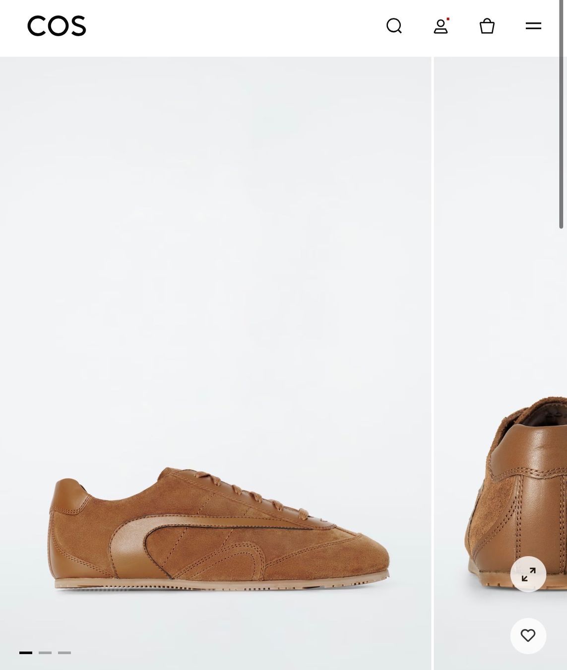 Cos Scarpe da donna: MINIMAL LEATHER TRAINERS COS cognac – Nuovo (secondo la descrizione) da Hettlingen venduto da blu_tb6z