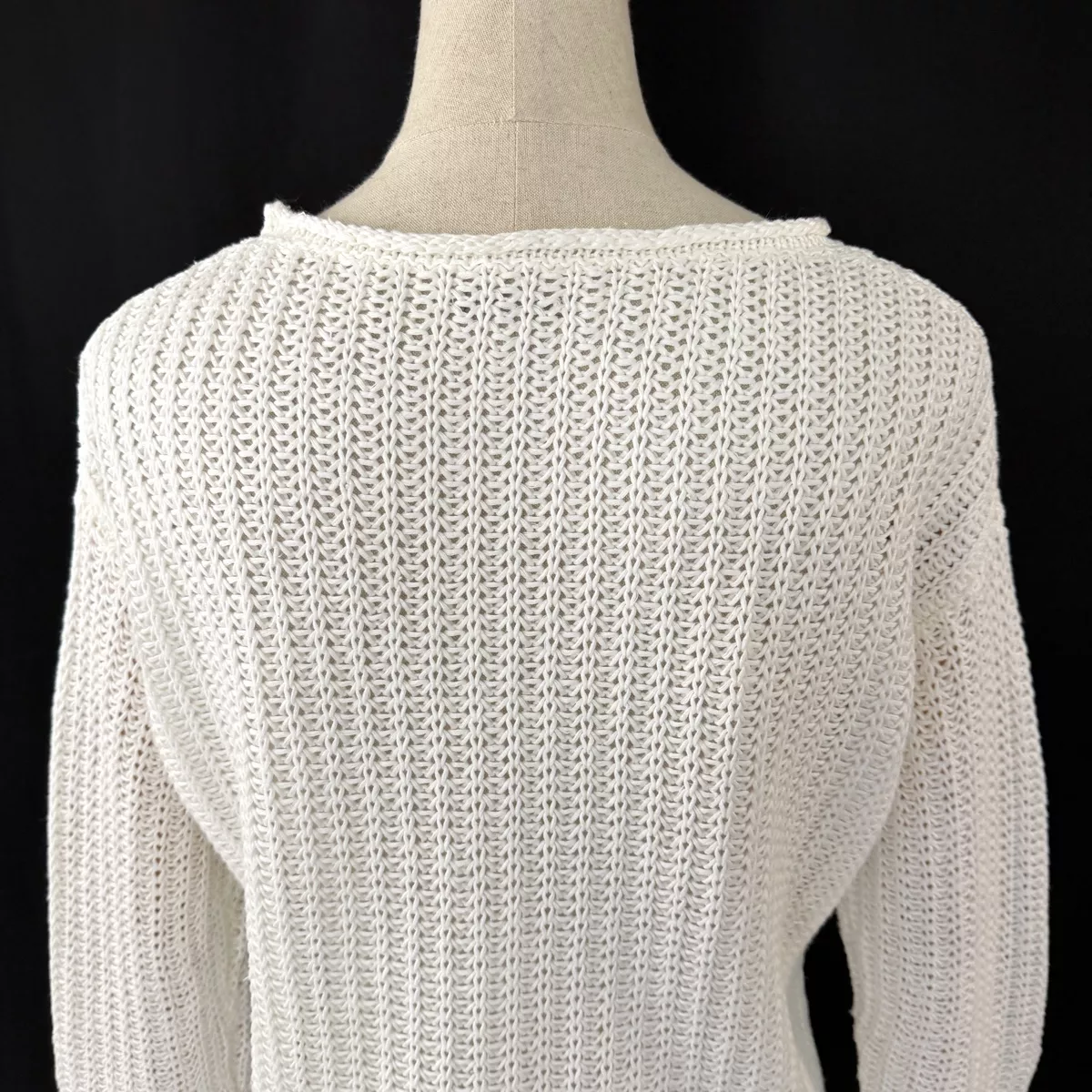 Hemisphere Maglioni & Felpe: HEMISPHERE White Linen Pullover – Usato da Emmen venduto da Avviivva_Com2023 5