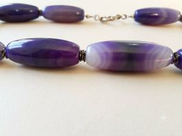 Edles Amethyst Collier - 53 cm, 193 g,  Vintage.