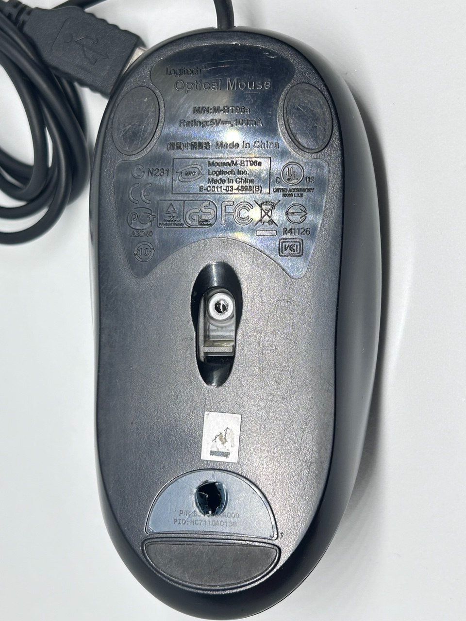 Logitech Mouse: Logitech Optical Mouse M-BT96a - USB – Usato da Giubiasco venduto da LorisVale 4