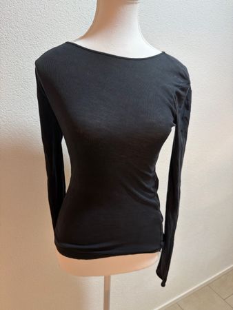 Schwarzes ZARA Longsleeve, Grösse S - Zeitlos Schön!