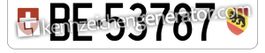 Kontrollschild BE 53787