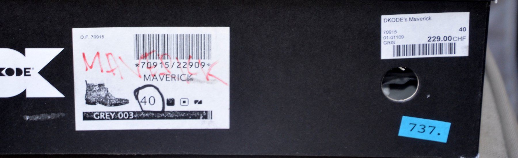 Scarpe da uomo: DKODE Maverick Boots / Bottes  .40 – Nuovo (secondo la descrizione) da Collonges venduto da arashee 9