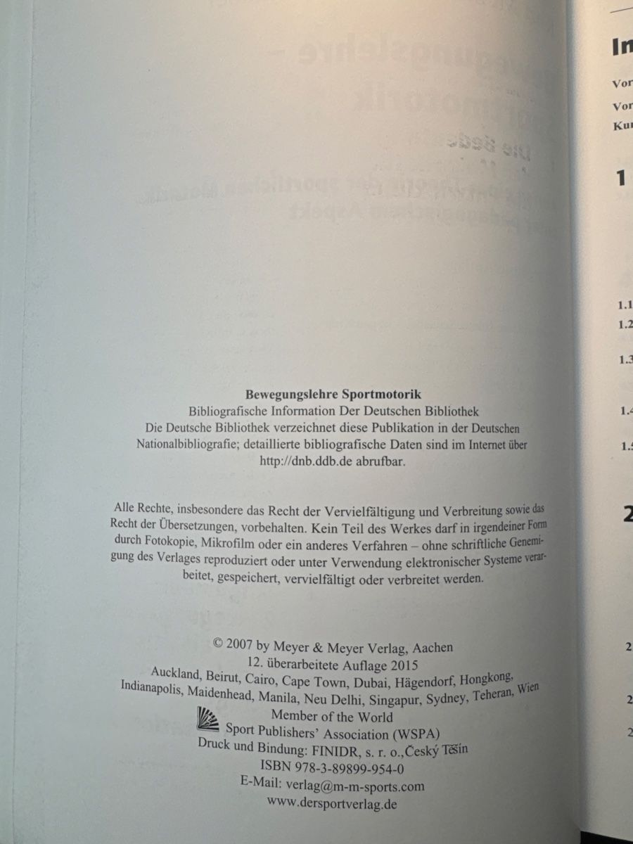 Libri: Bewegungslehre Sportmotorik – Usato da Rorschacherberg venduto da ema_j65m 2