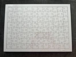 Holzpuzzle mit Rahmen