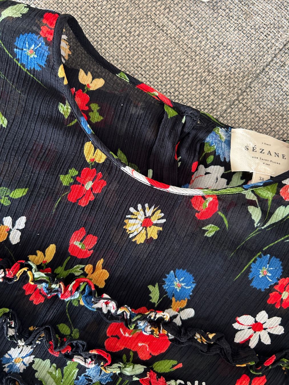 Sezane Top: Sézane Blumen Top - Gr. 38 – Usato da Illnau venduto da Monkky 3