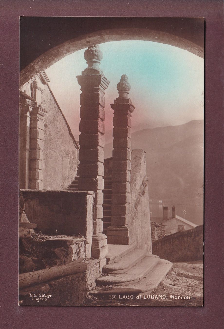Cartoline postali: MORCOTE - Detail – Usato da Pully venduto da nicecards