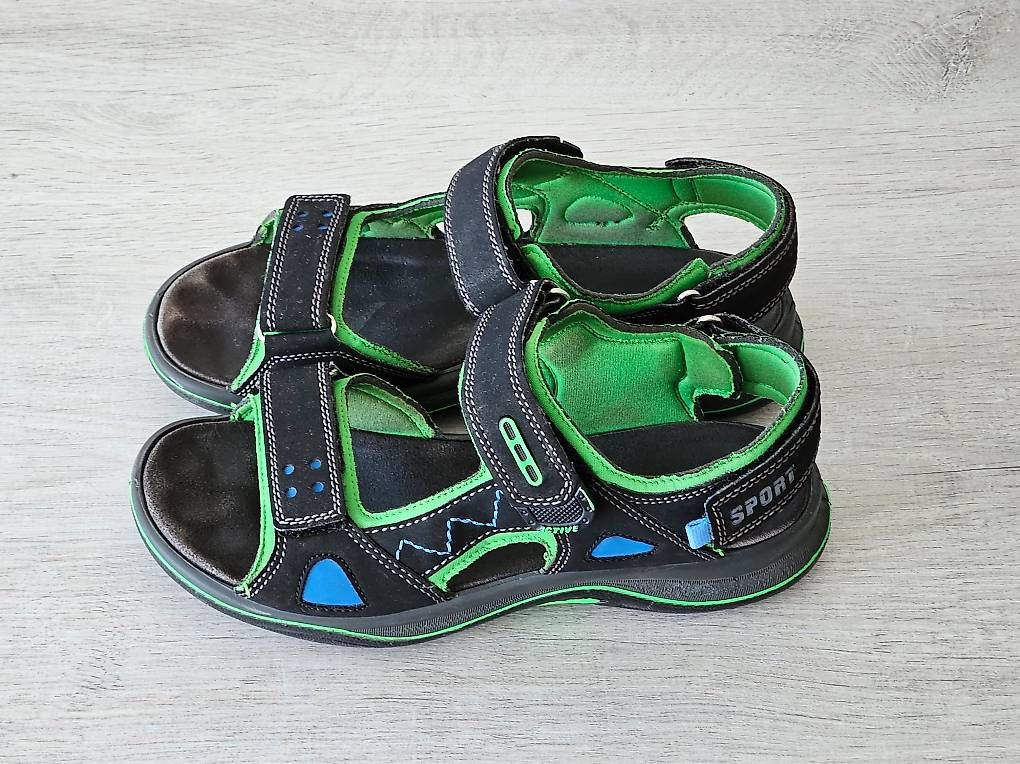 Schuhe für Jungen: IMAC Kinder Sandalen Gr. 38 Echte Ledersohle – Gebraucht aus Zug von nikspk