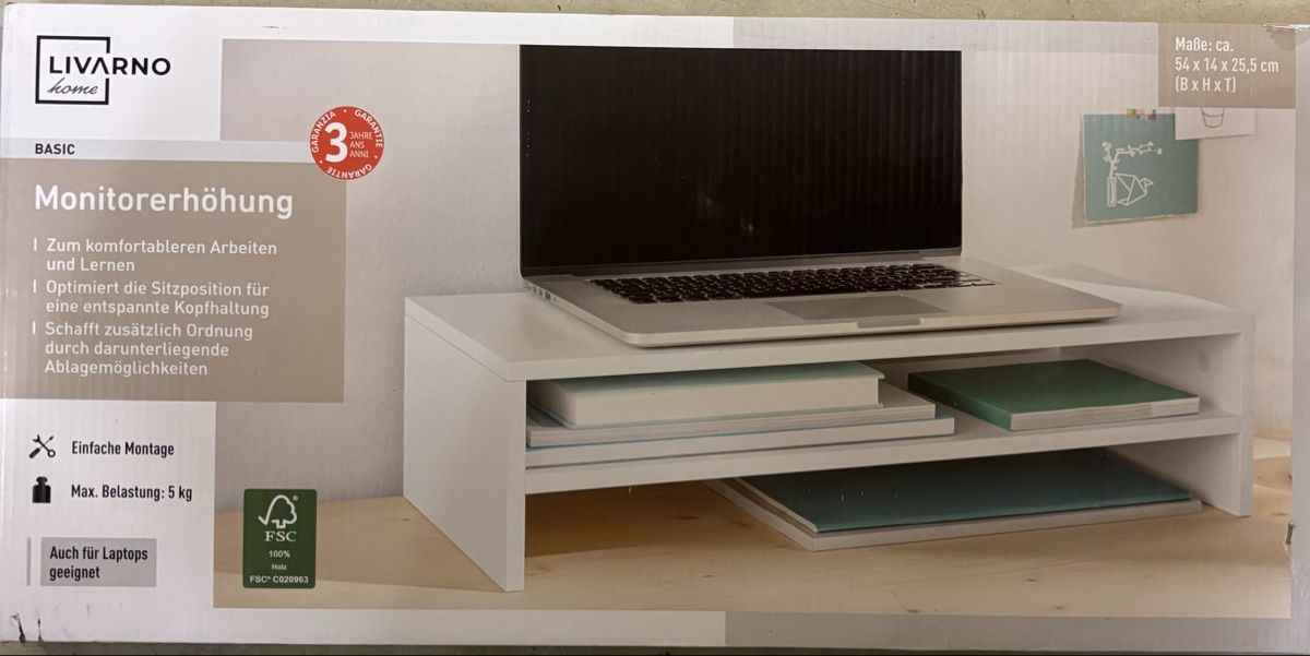 Sonstige Dekorationen & Accessoires: Monitorerhöhung – Neu und originalverpackt aus Winterthur von leimaj