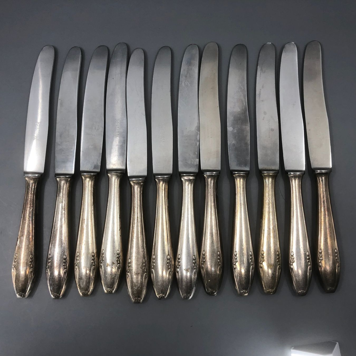 Posate: 12 Messer versilbert – Usato da Basel venduto da Tiabeanie 1
