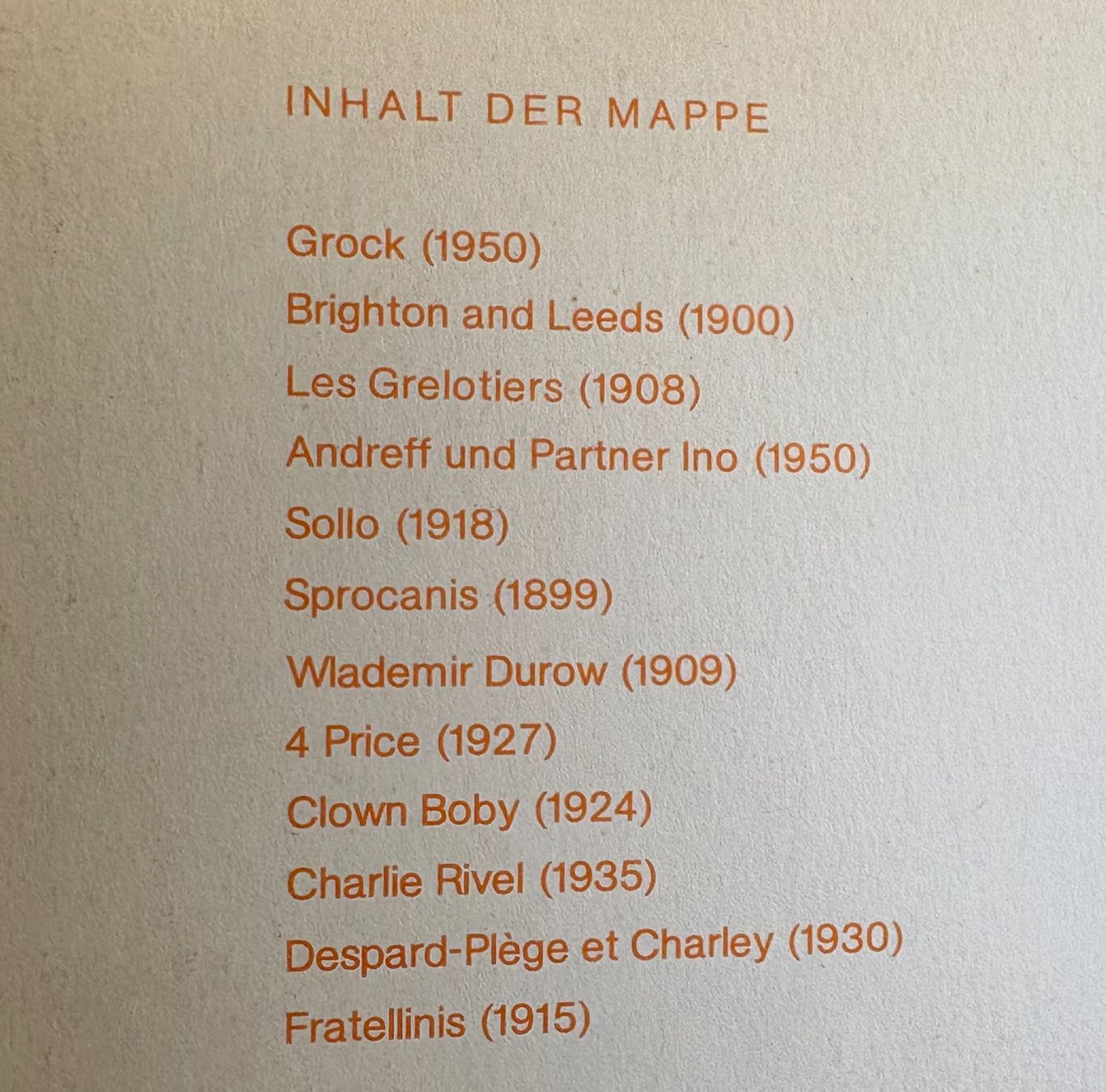 Cartoline postali: CLOWN ANSICHTSKARTEN 12 STÜCK NEU – Usato da Ostermundigen venduto da Wyatt-Earp 3