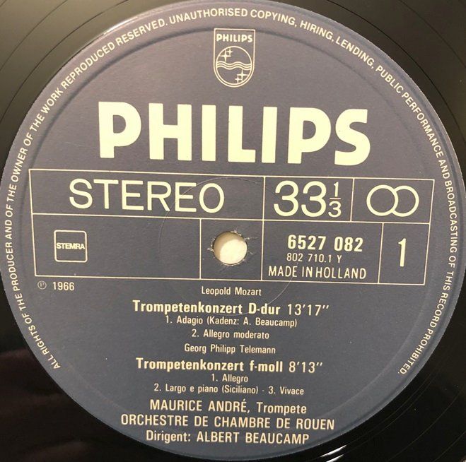 Dischi in vinile: Maurice André - Trompetenkonzerte (LP) – Usato da Grüningen venduto da azulamarillo_vinyl 2