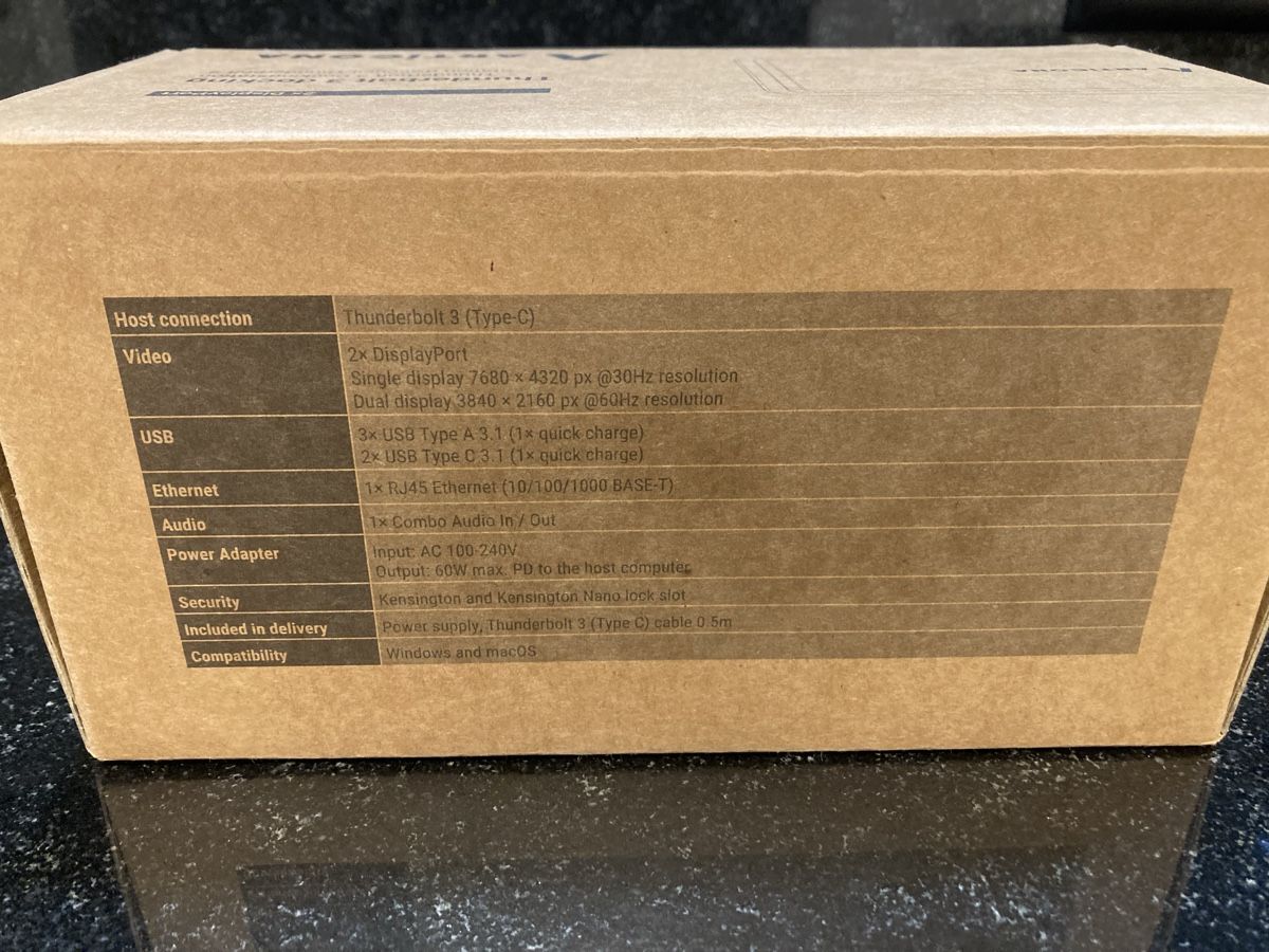 Docking station: 8K/2 x 4K Thunderbolt3 Docking – Nuovo e nell'imballaggio originale da Wohlen AG venduto da Liridon22 8