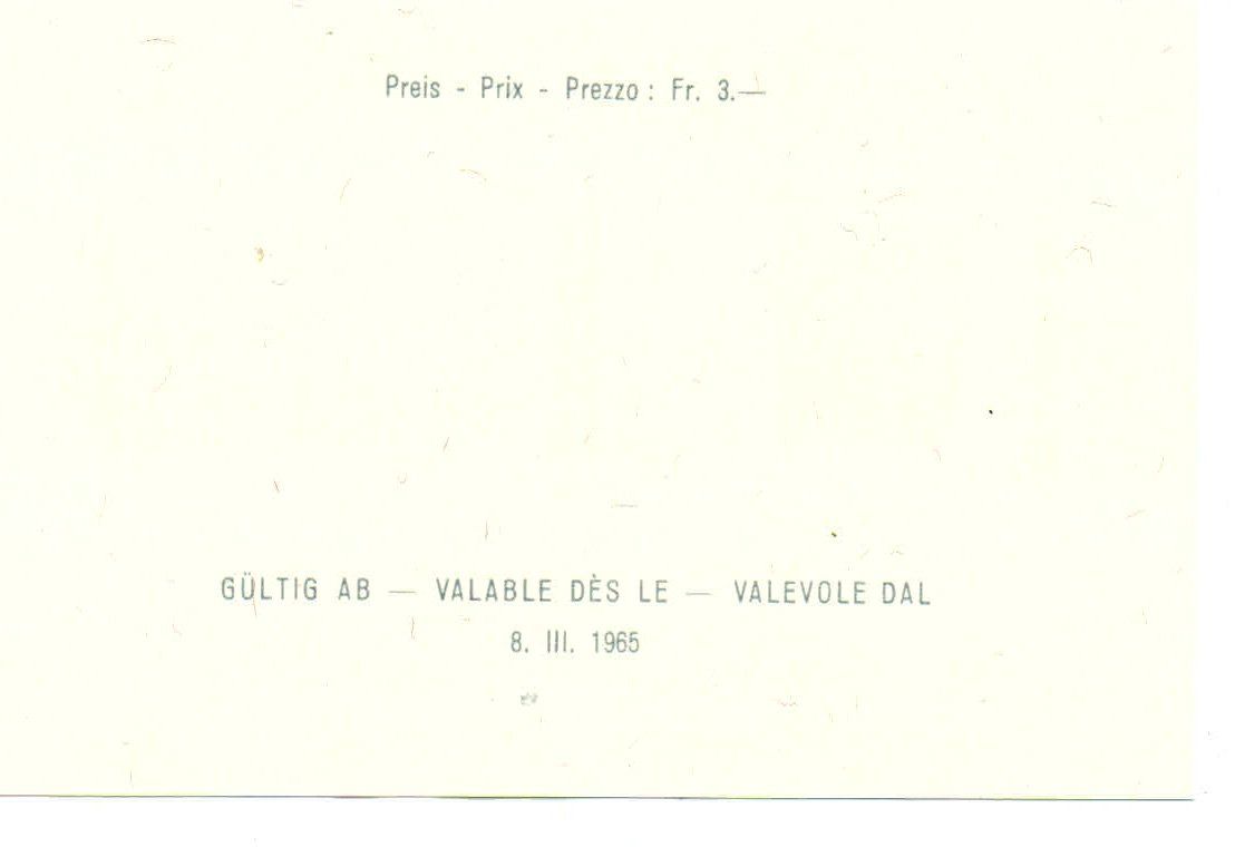 Tutti i francobolli: NABA BERN 1965 – Usato da Petit-Lancy venduto da Pimose 1