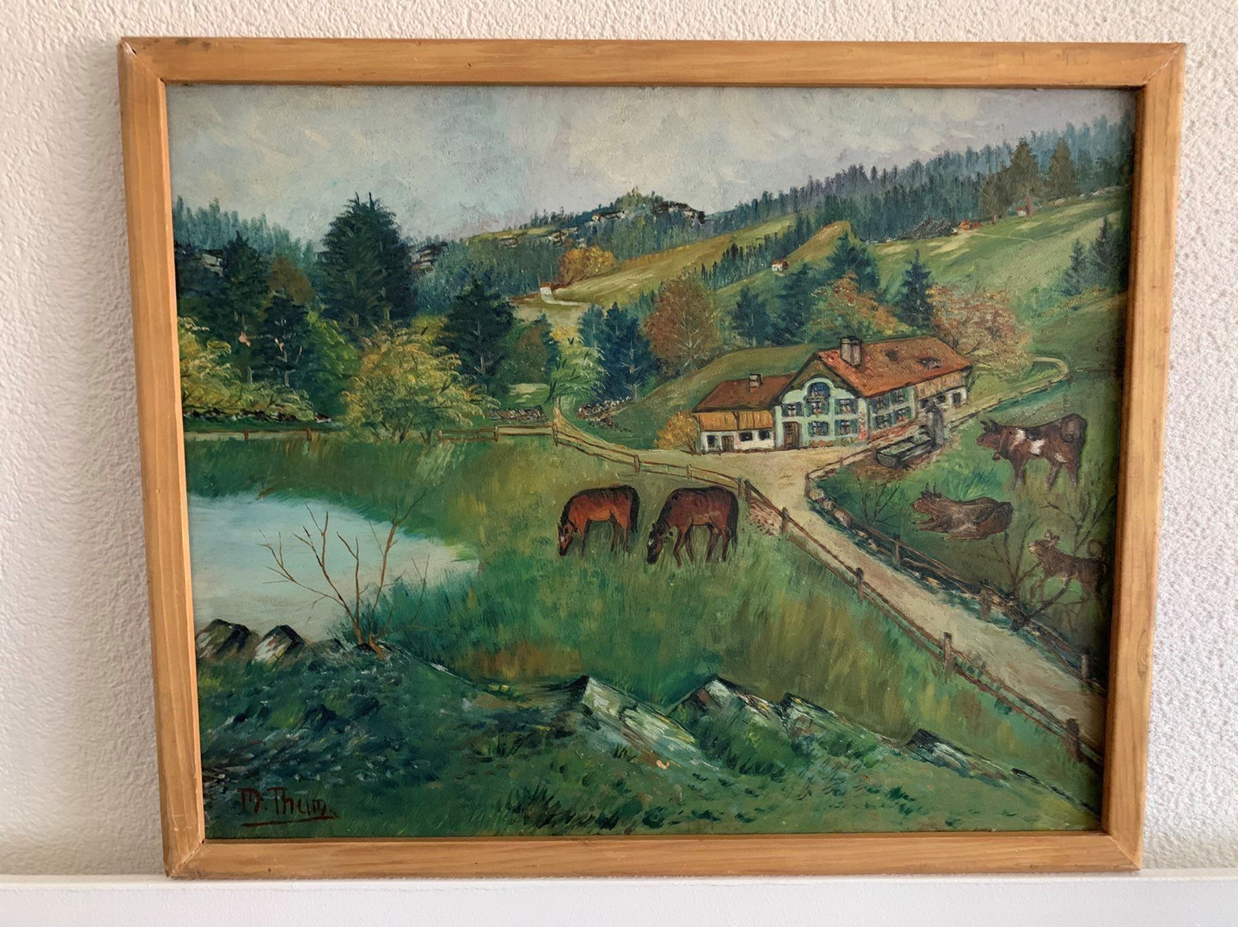 Dipinti: Landschaftsgemälde signiert – Usato da Biel/Bienne venduto da Katja01112 2
