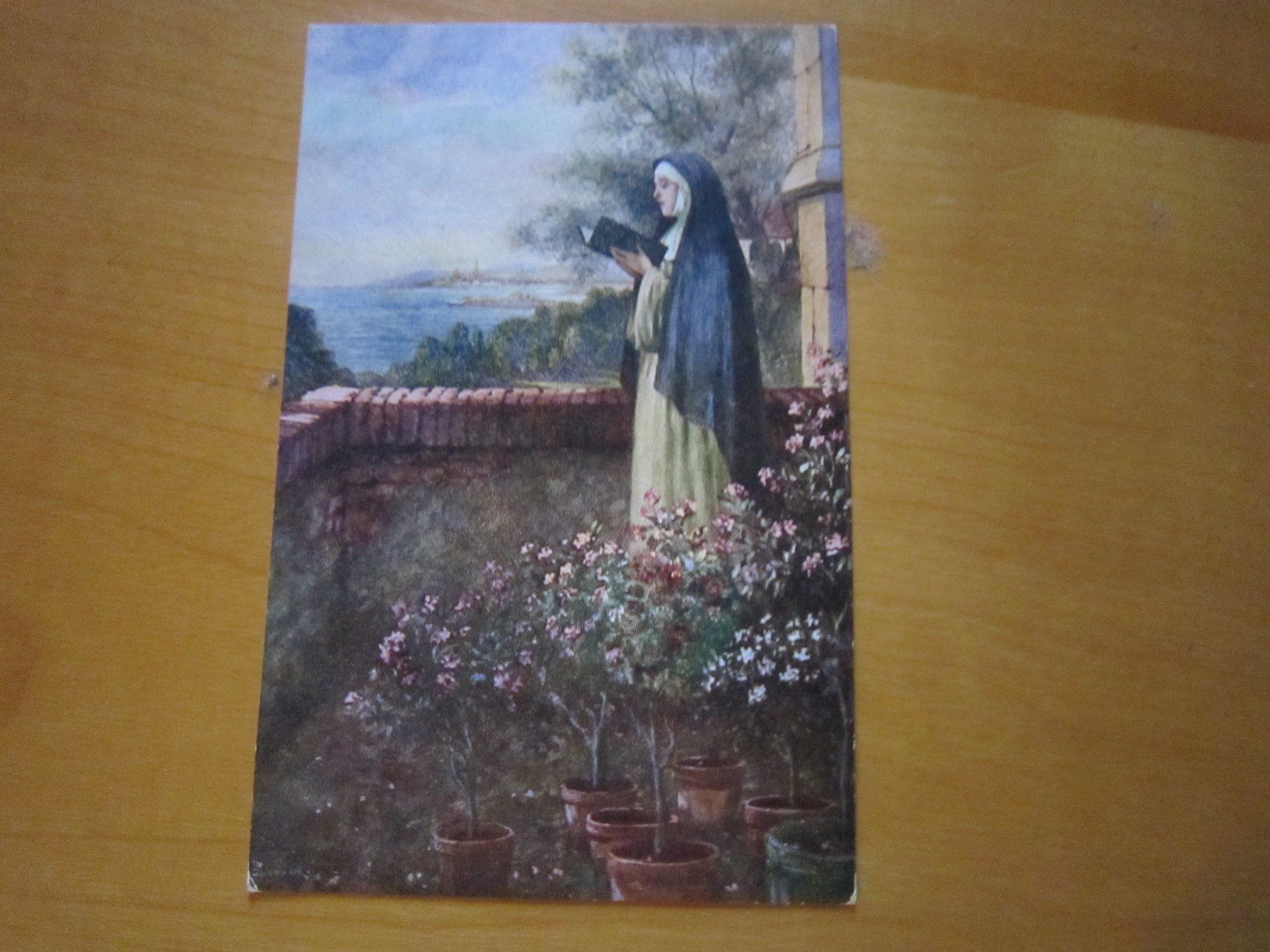 Cartoline postali: No 5 Postkarte Seelenfriede 1920 – Usato da Gordola venduto da Polentaefung