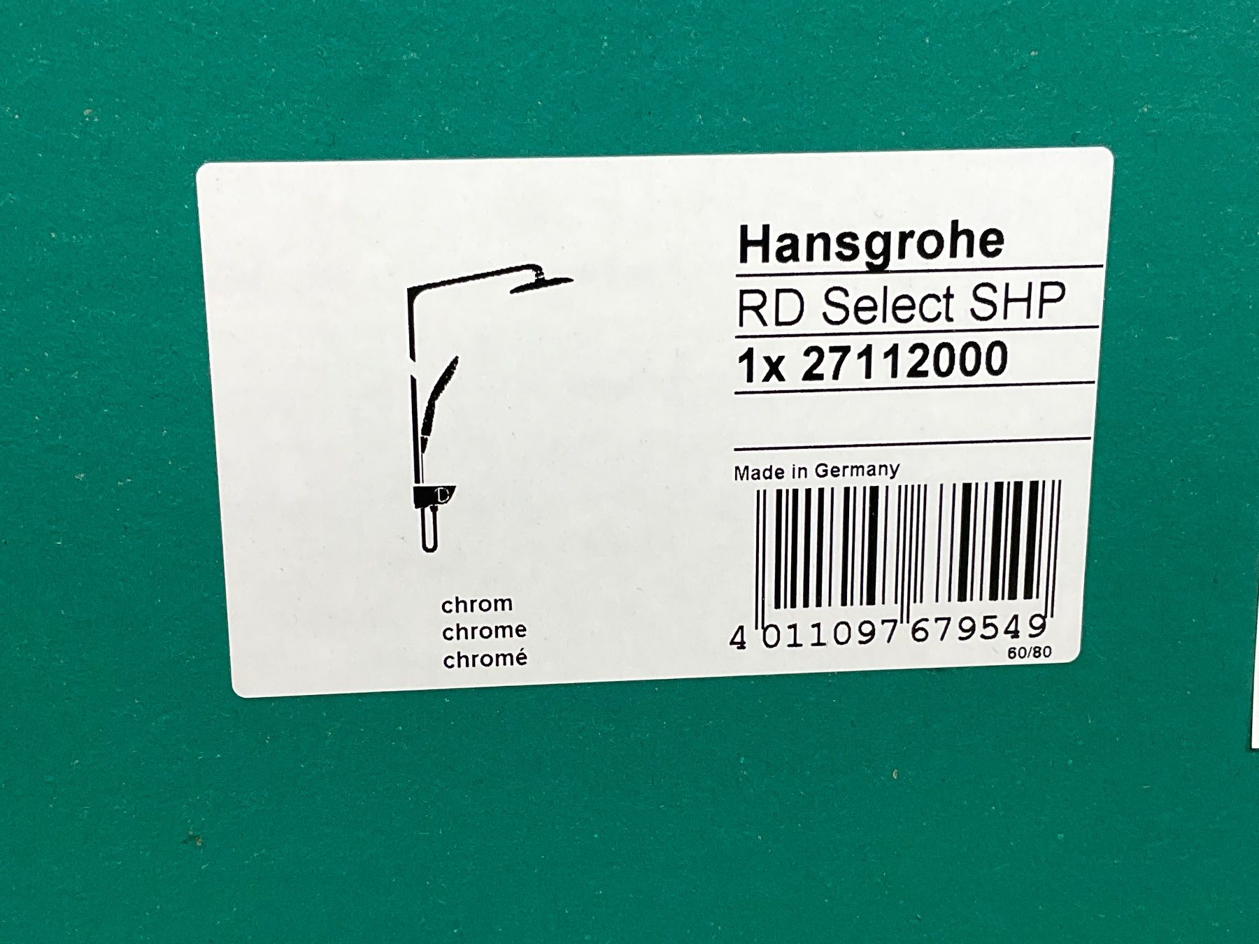 Hansgrohe Pommeaux de douche: 545 Hansgrohe Raindance E Showerpipe 360 1jet – Neuf avec emballage d'origine à Derendingen par Meisterstuecke 4