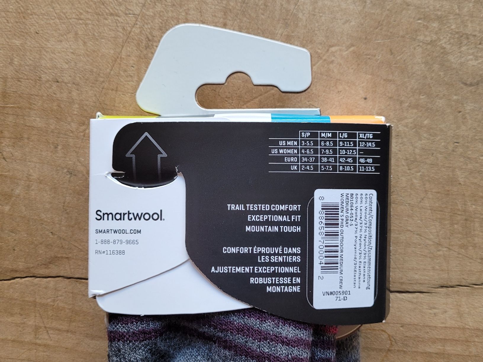 Smartwool Calze: 3 Paar Wandersocken Smartwool Medium Cushion, 60% Wolle, S – Nuovo e nell'imballaggio originale da Zürich venduto da Engiadinabassa 4