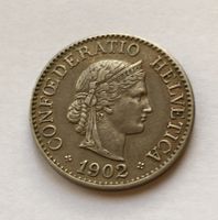 1902 10 Rappen vz+ schöne Patina *RAR*