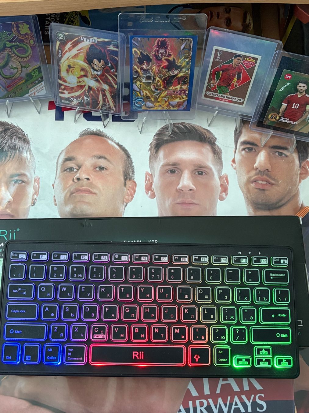 Tastiere: Rii Bluetooth Tastatur mit RGB – Nuovo (secondo la descrizione) da Köniz venduto da RetroBoy89 2