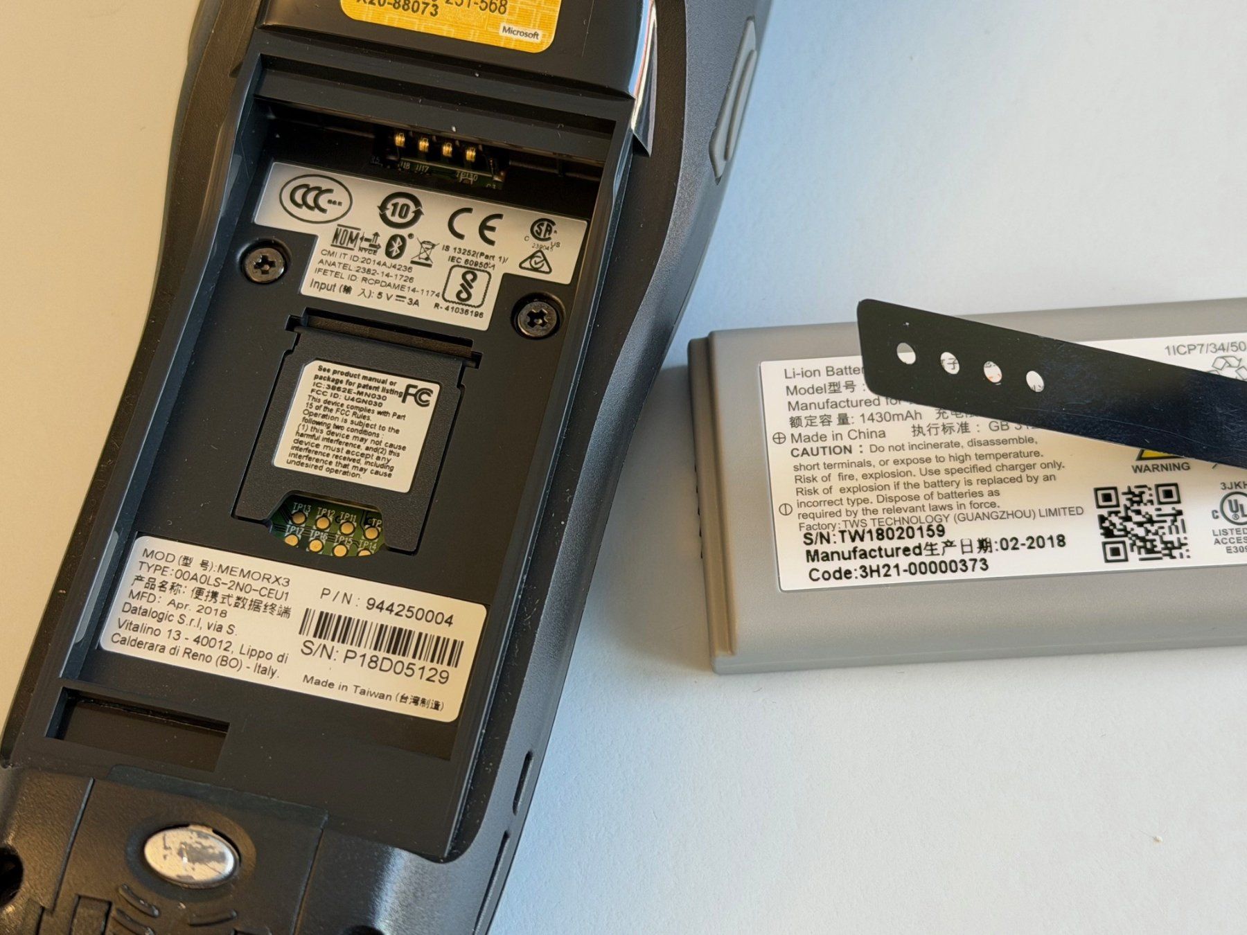 Scanner: Datalogic Memor X3 / Barcode Scanner – Usato da Einigen venduto da Medicom-Pharma 5