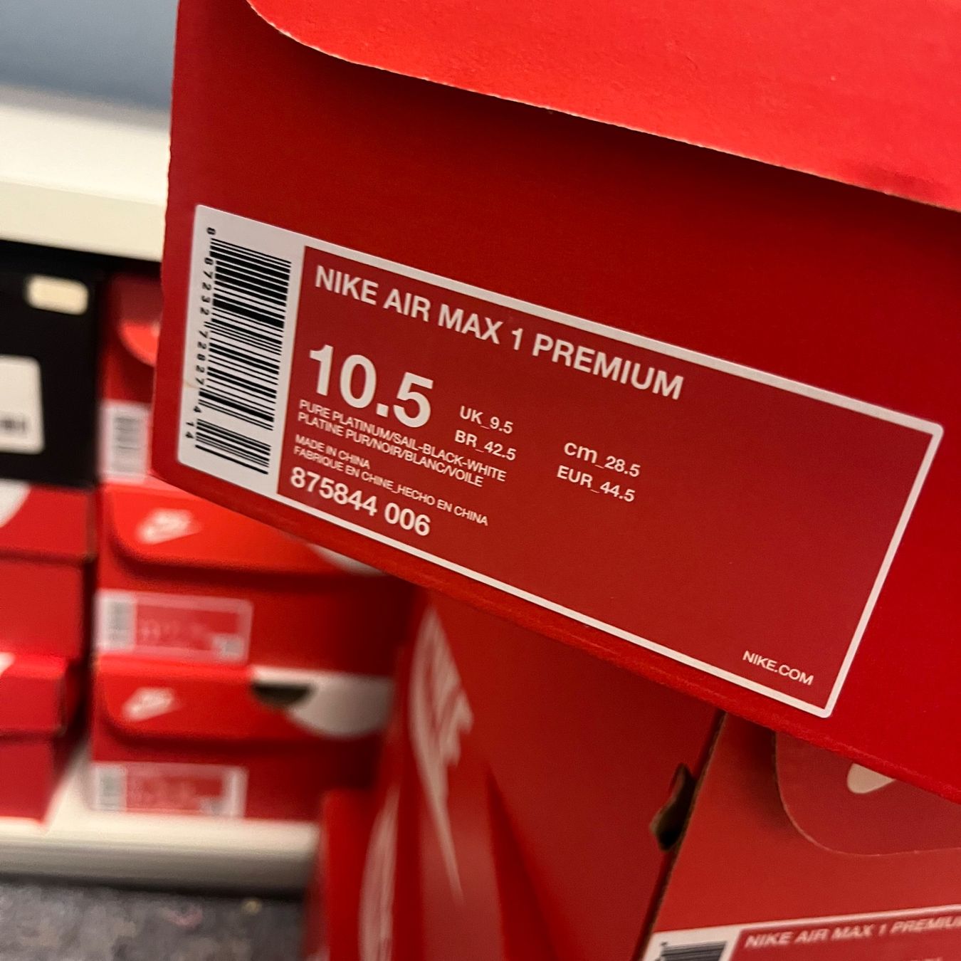 Nike Scarpe da uomo: Air Max 1 Pure Platinium – Nuovo (secondo la descrizione) da Winterthur venduto da LaBodega 1