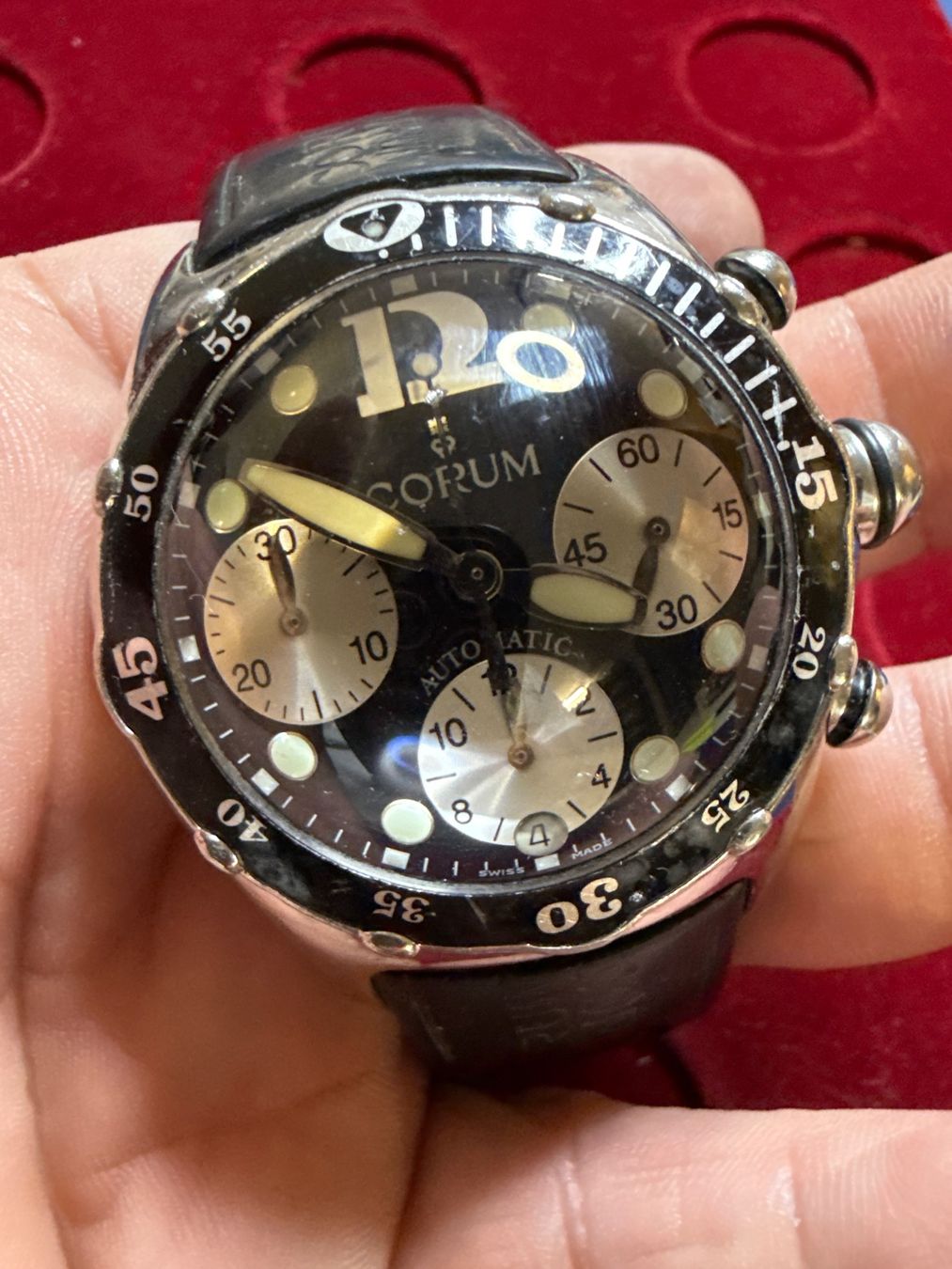 Corum Orologi: Corum Chronograph Automatic 45 mm – Usato da Pfeffingen venduto da Allhandelklgwatches