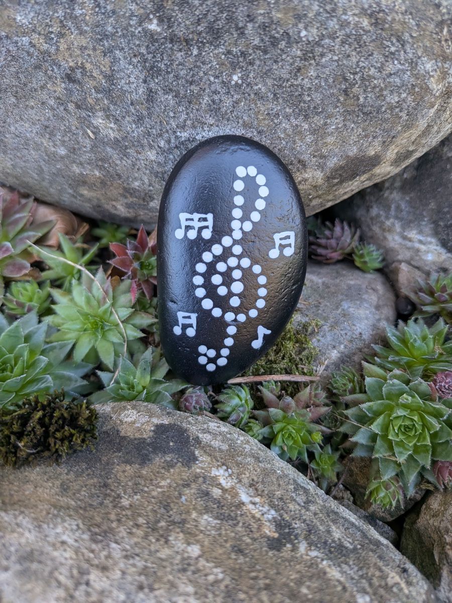 Tutte le decorazioni: Handbemalter Dot-Painting Stein – Nuovo (secondo la descrizione) da Bichwil venduto da VintaCraftAtelier