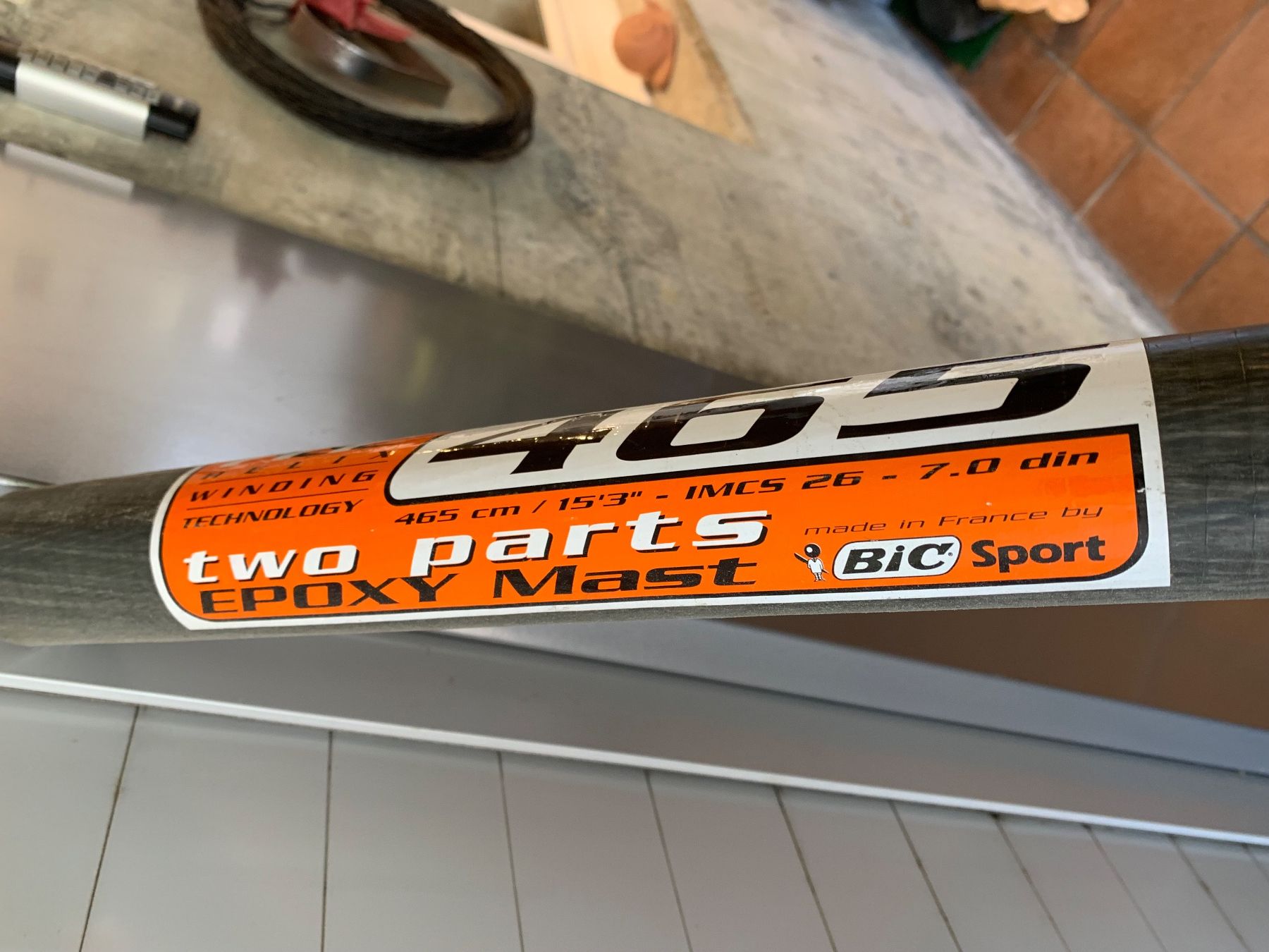 Mast Surfboards Tavole da surf e di nuoto: EasyRide 465 - 2-Teiler Epoxy Mast - WINDING TECHNOLOGY – Usato da Urnäsch venduto da Mafre1949