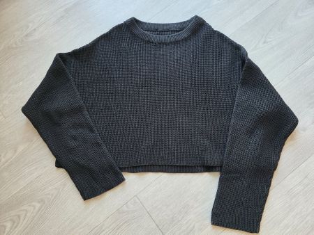 EVEN&ODD  Crop-Pulli schwarz, Gr.S