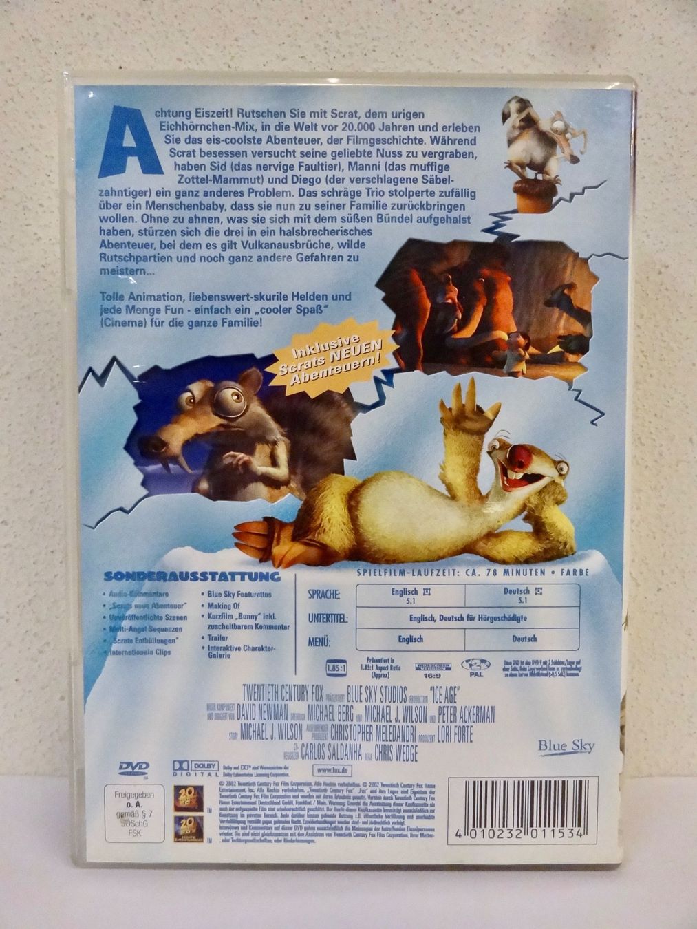 Alle DVDs: DVD ICE AGE TRICKFILM – Gebraucht aus Kerzers von wisaundso 2