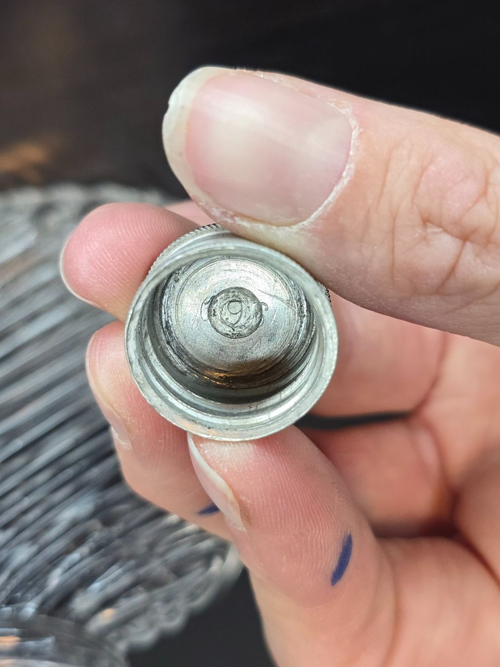 Bottiglie: Antiker Flachmann mit Schraubverschluss Uranglas – Usato da Flamatt venduto da Tyrael01 3