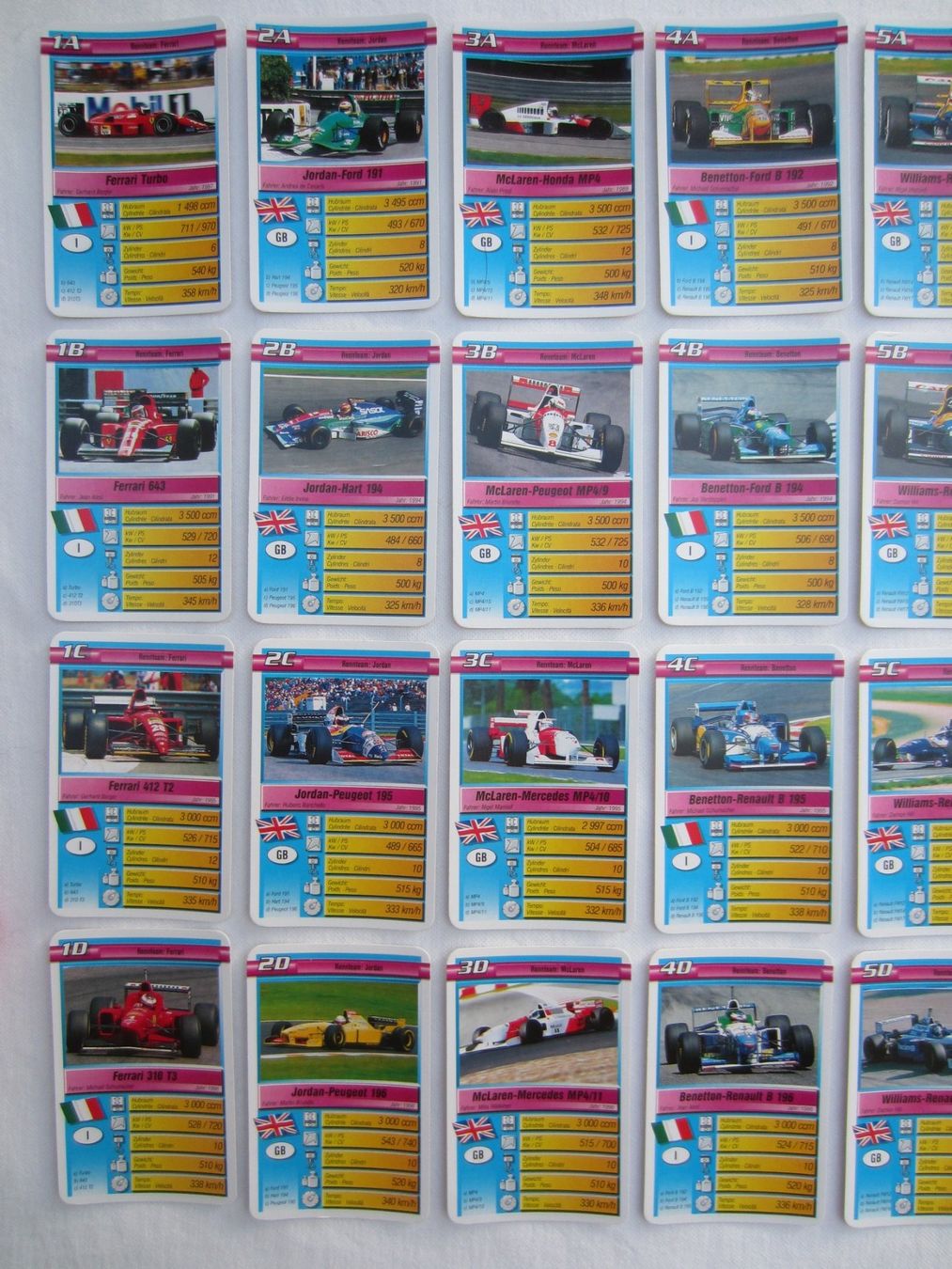 Giochi: Quartett Pole Position Formel 1 F.X. Schmid – Usato da Sursee venduto da Tschiger 2