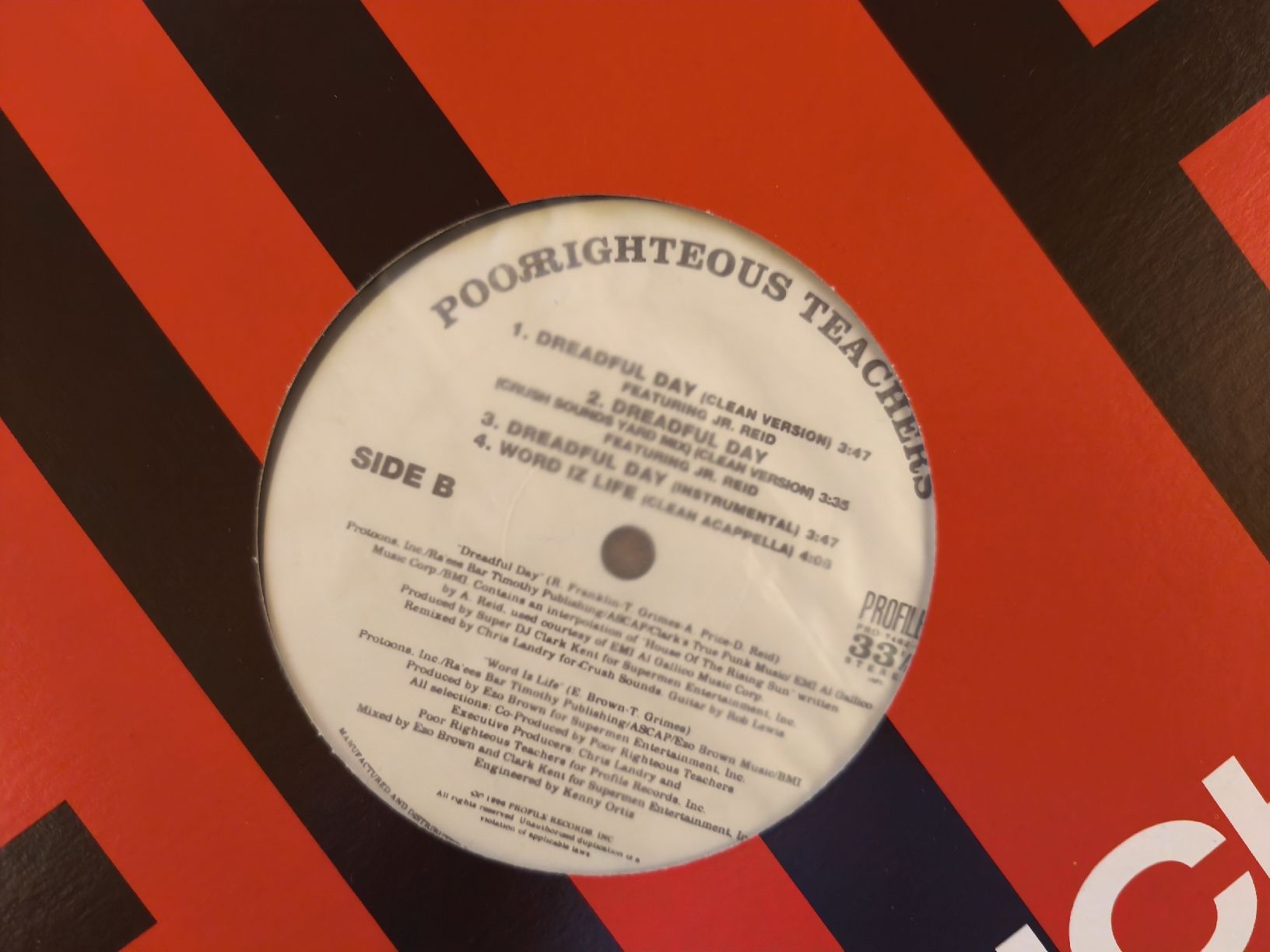 Dischi in vinile: Poor Righteous Teachers - Word Iz Life – Usato da Kandersteg venduto da digginblackpearlz 3
