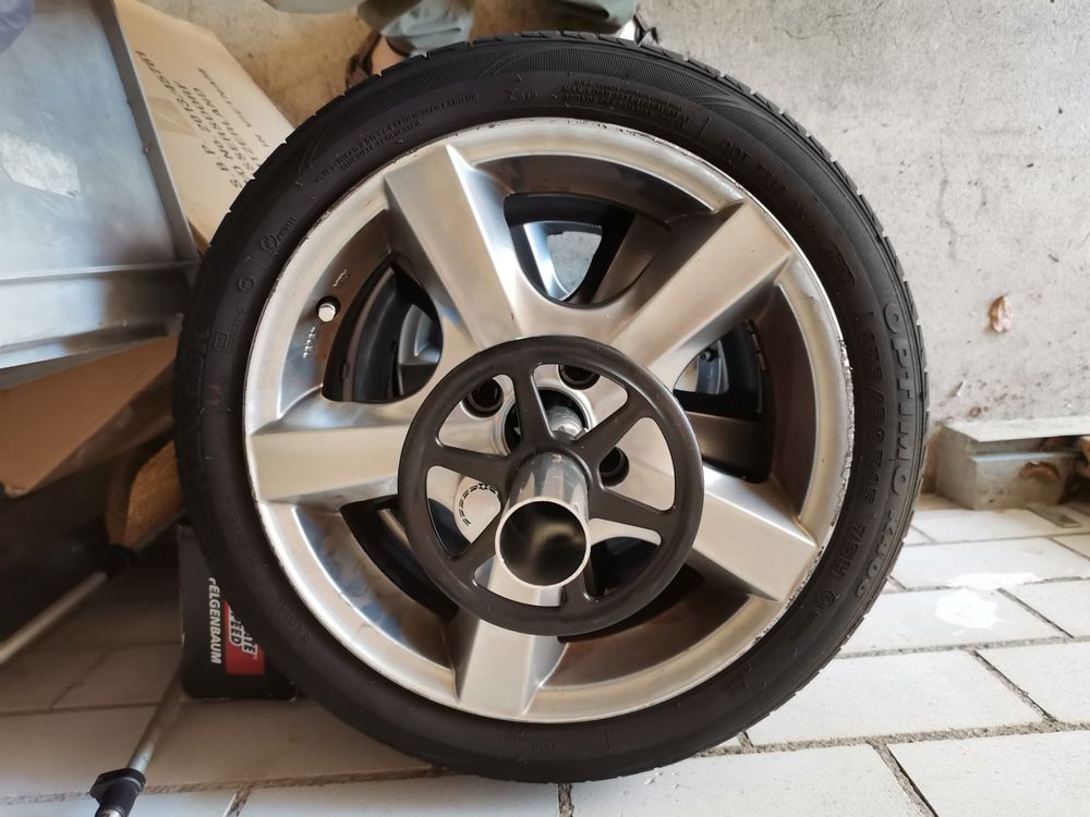 4x Reifen inkl. AluFelgen Hankook Optimo K406 175/50/R15 75H (Gebraucht ...
